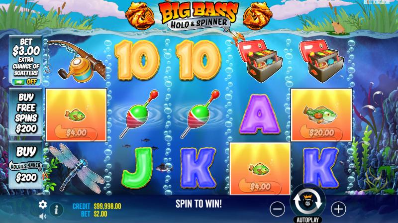 Big Bass – Hold & Spinner slot artwork