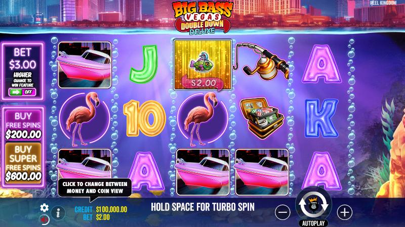 Big Bass Vegas slot artwork