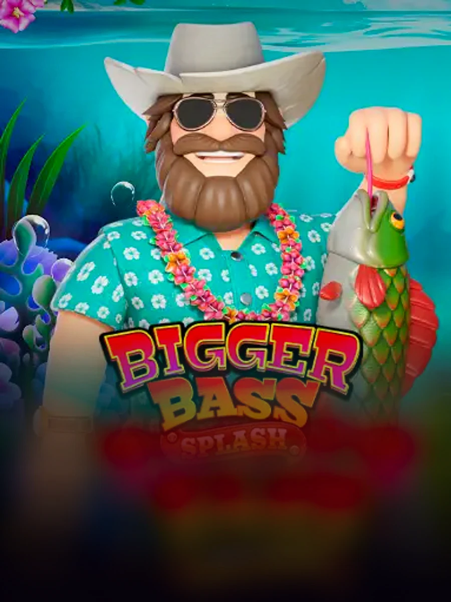 Bigger Bass Splash slot artwork