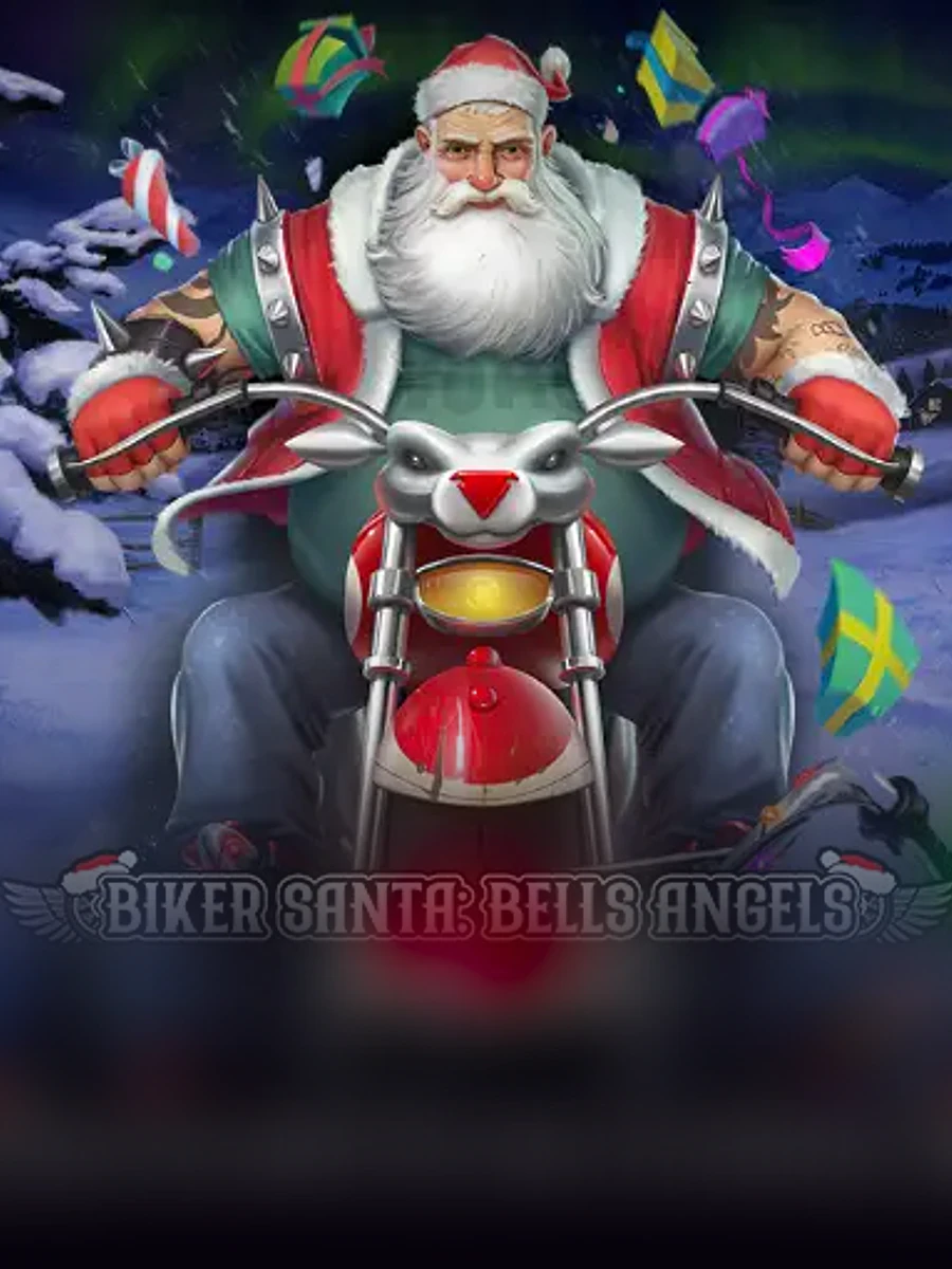 Biker Santa: Bells Angels casino game artwork