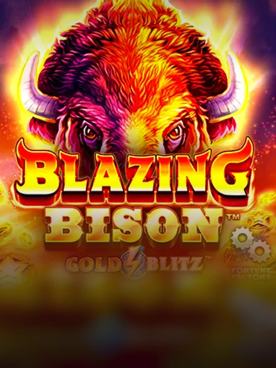 Blazing Bison Gold Blitz slot artwork