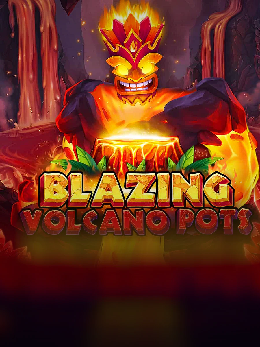 Blazing Volcano Pots slot artwork