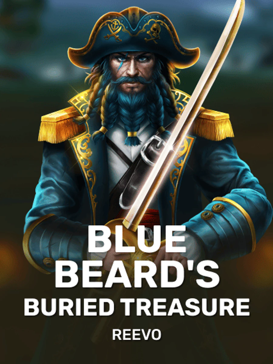 Blue Beard’s Buried Treasure slot artwork