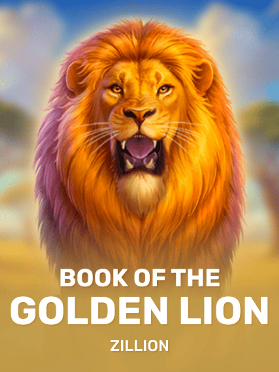 Book of the Golden Lion casino game artwork