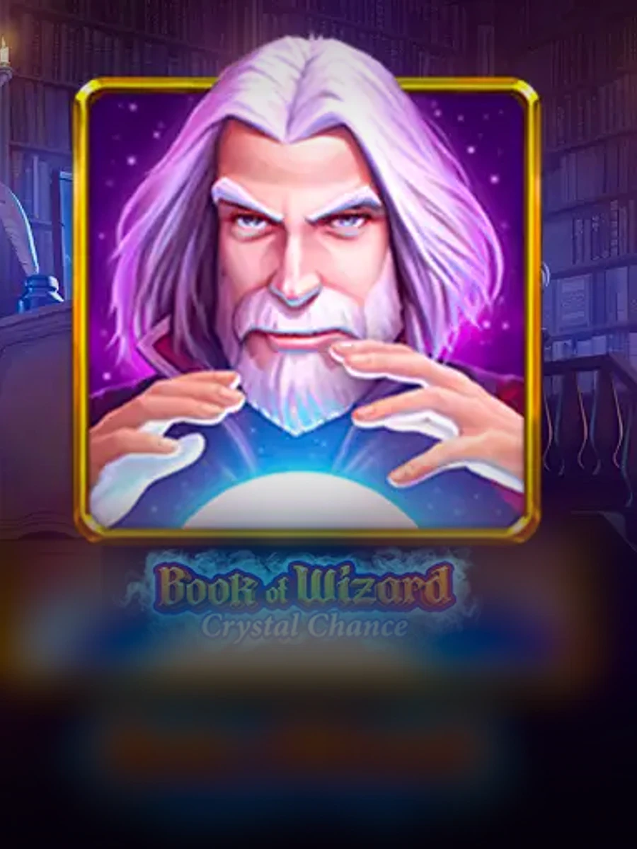 Book of Wizard: Crystal Chance casino game artwork