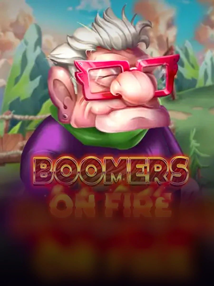 Boomers on Fire slot artwork