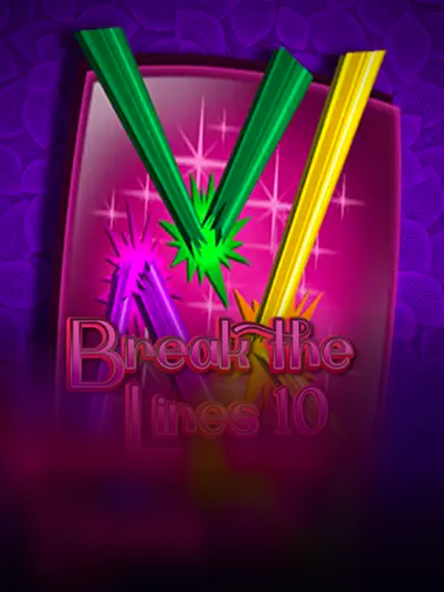 Break the lines 10 casino game artwork