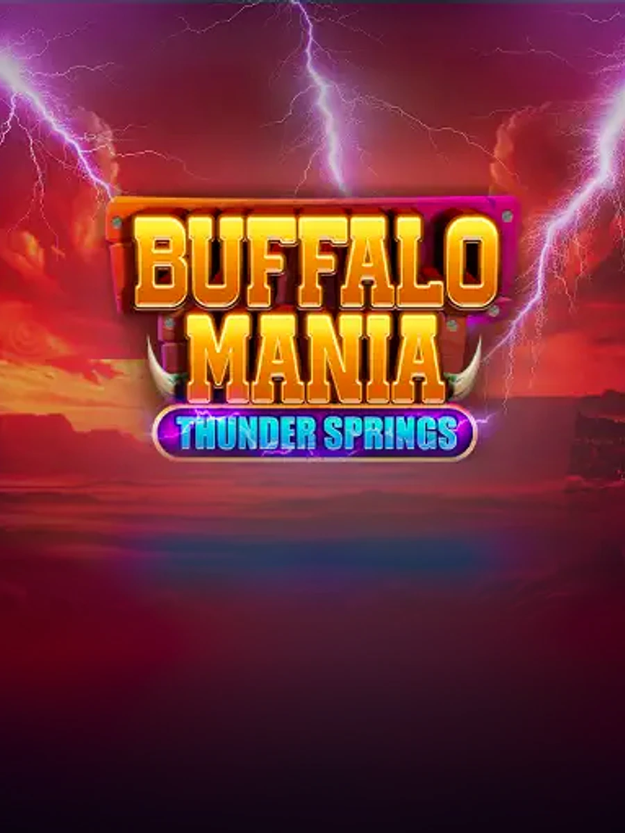 Buffalo Mania: Thunder Springs slot artwork