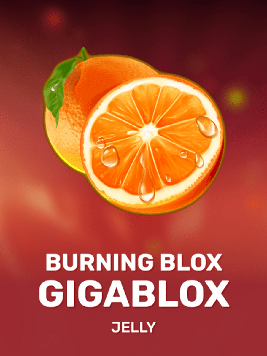 Burning Blox GigaBlox slot artwork