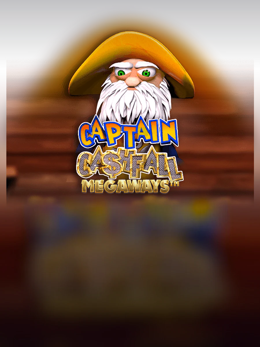 Captain Cashfall Megaways slot artwork