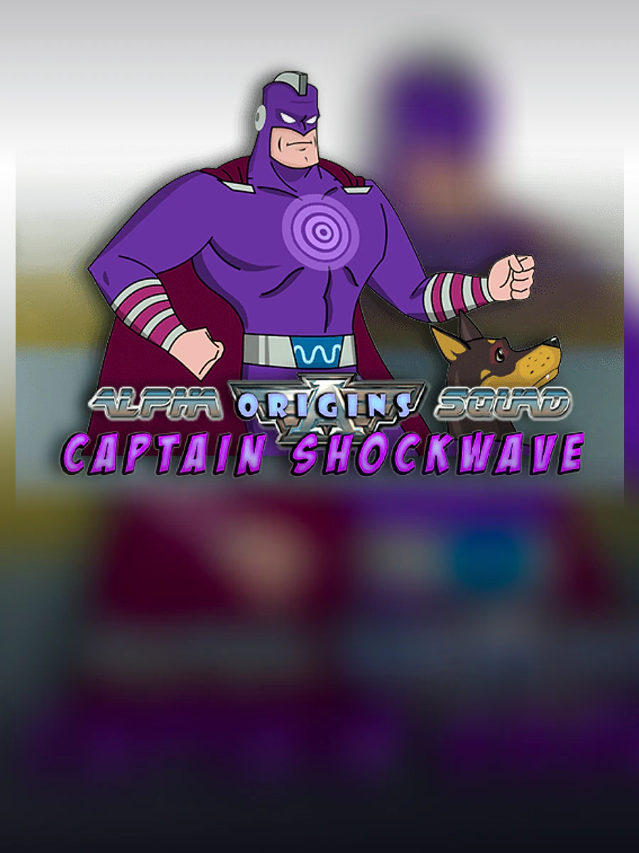 Captain Shockwave slot artwork