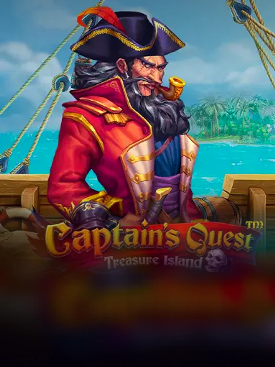 Captain's Quest Treasure Island slot artwork
