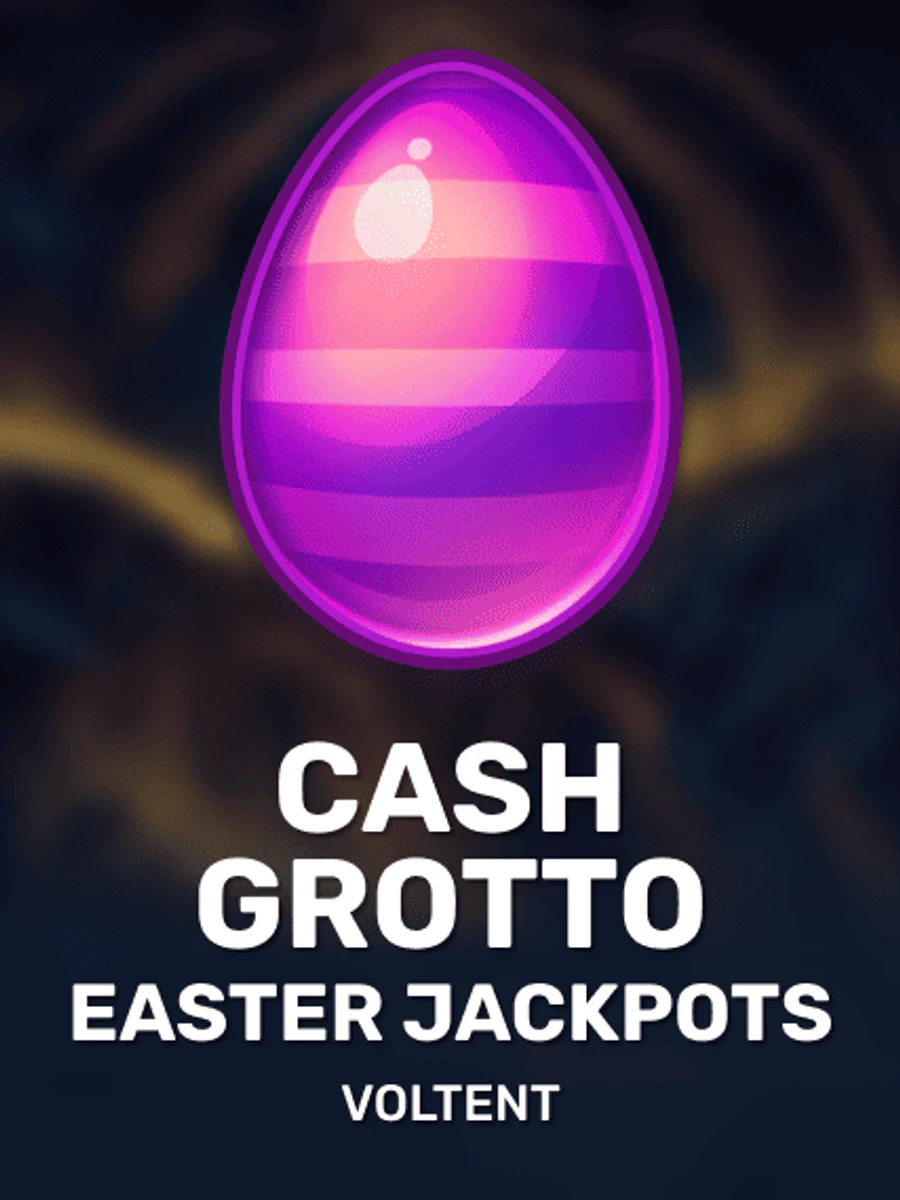Cash Grotto Easter Jackpots casino game artwork