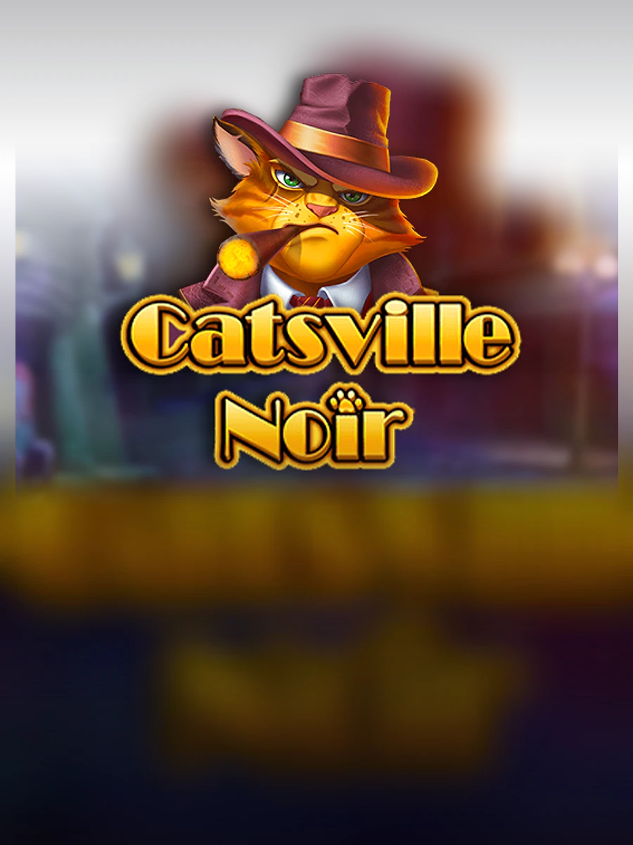 Catsville Noir slot artwork