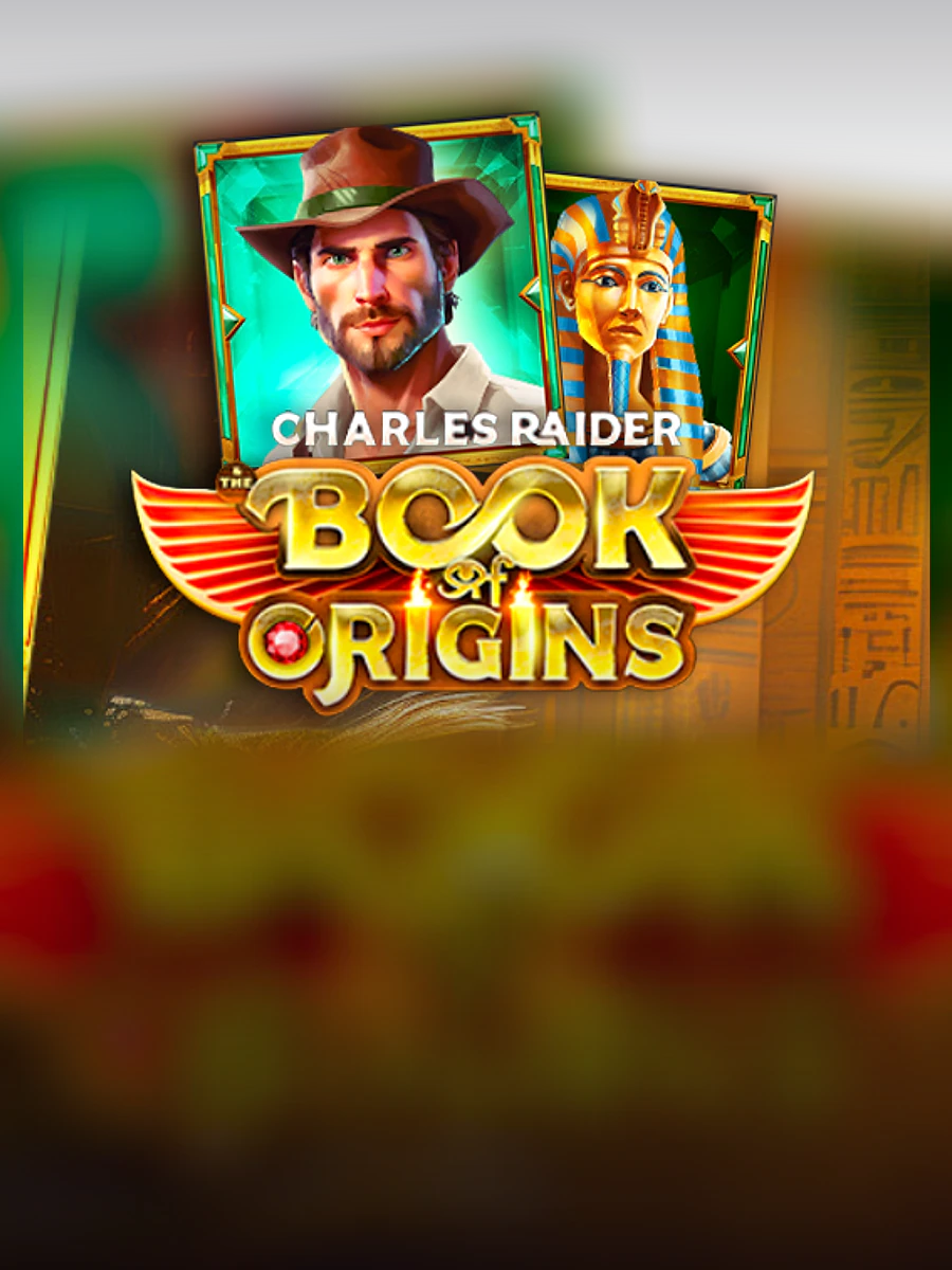 Charles Raider & The Book of Origins slot artwork