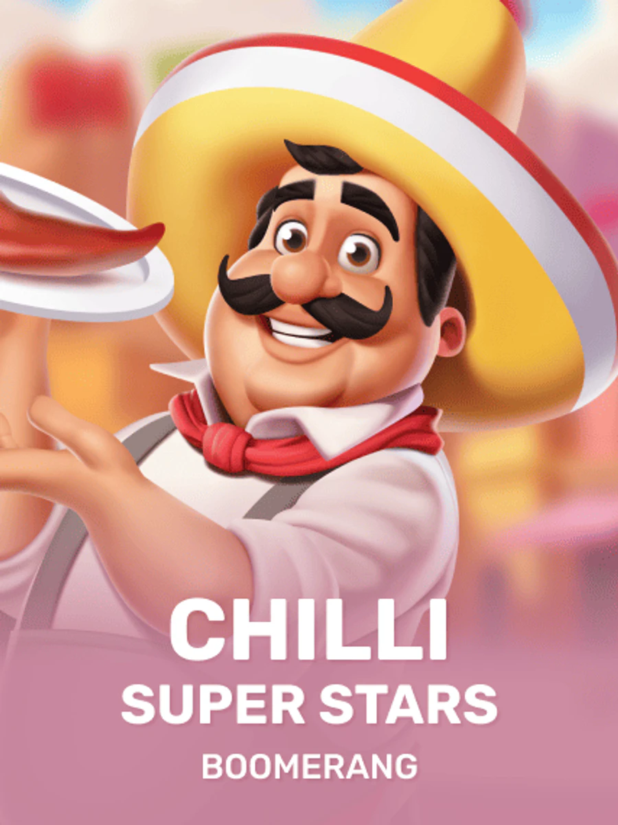 Chilli Super Stars slot artwork