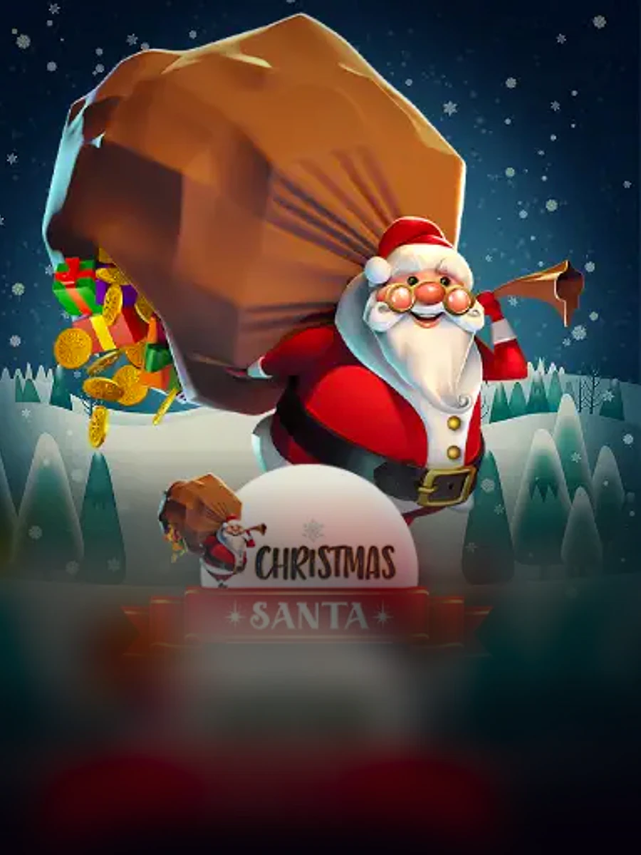 Christmas Santa casino game artwork