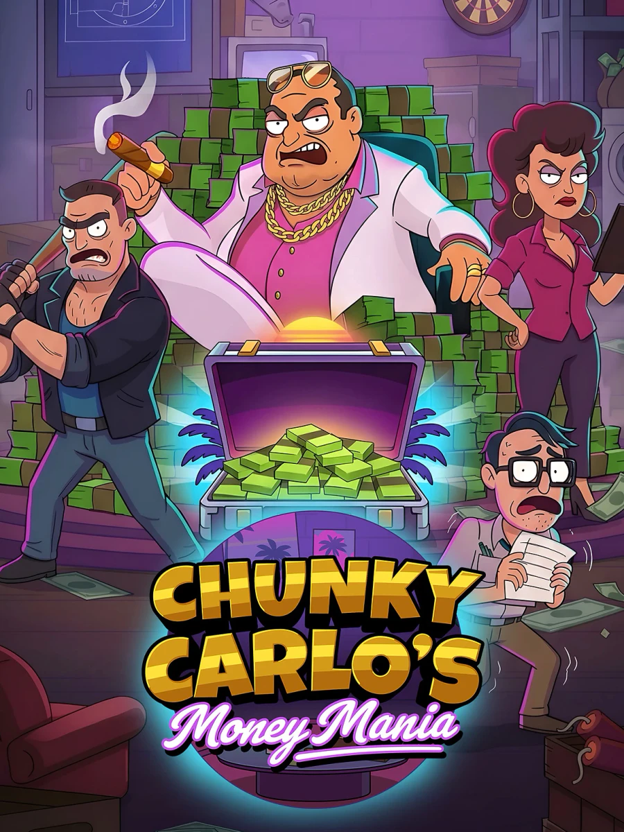 Chunky Carlo's Money Mania slot artwork