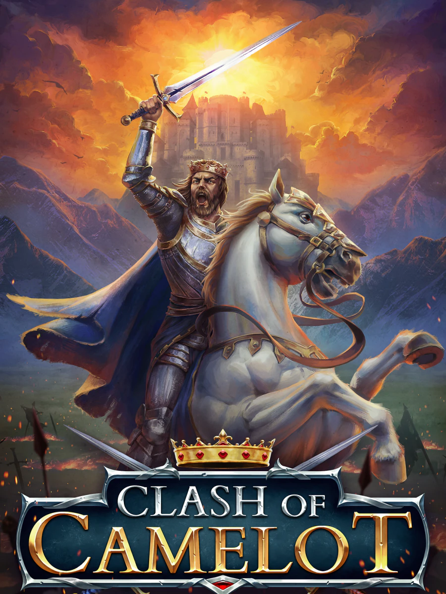 Clash Of Camelot slot artwork