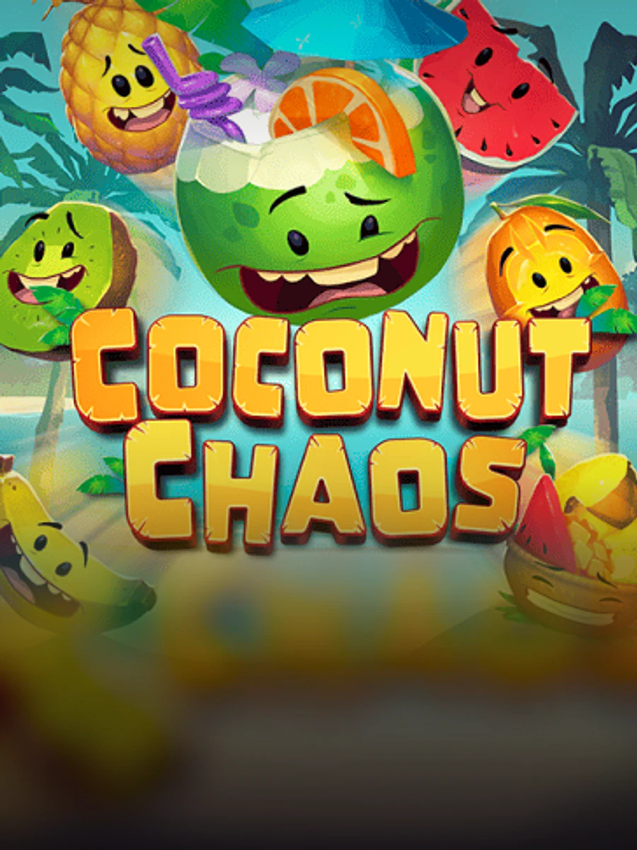 Coconut Chaos slot artwork