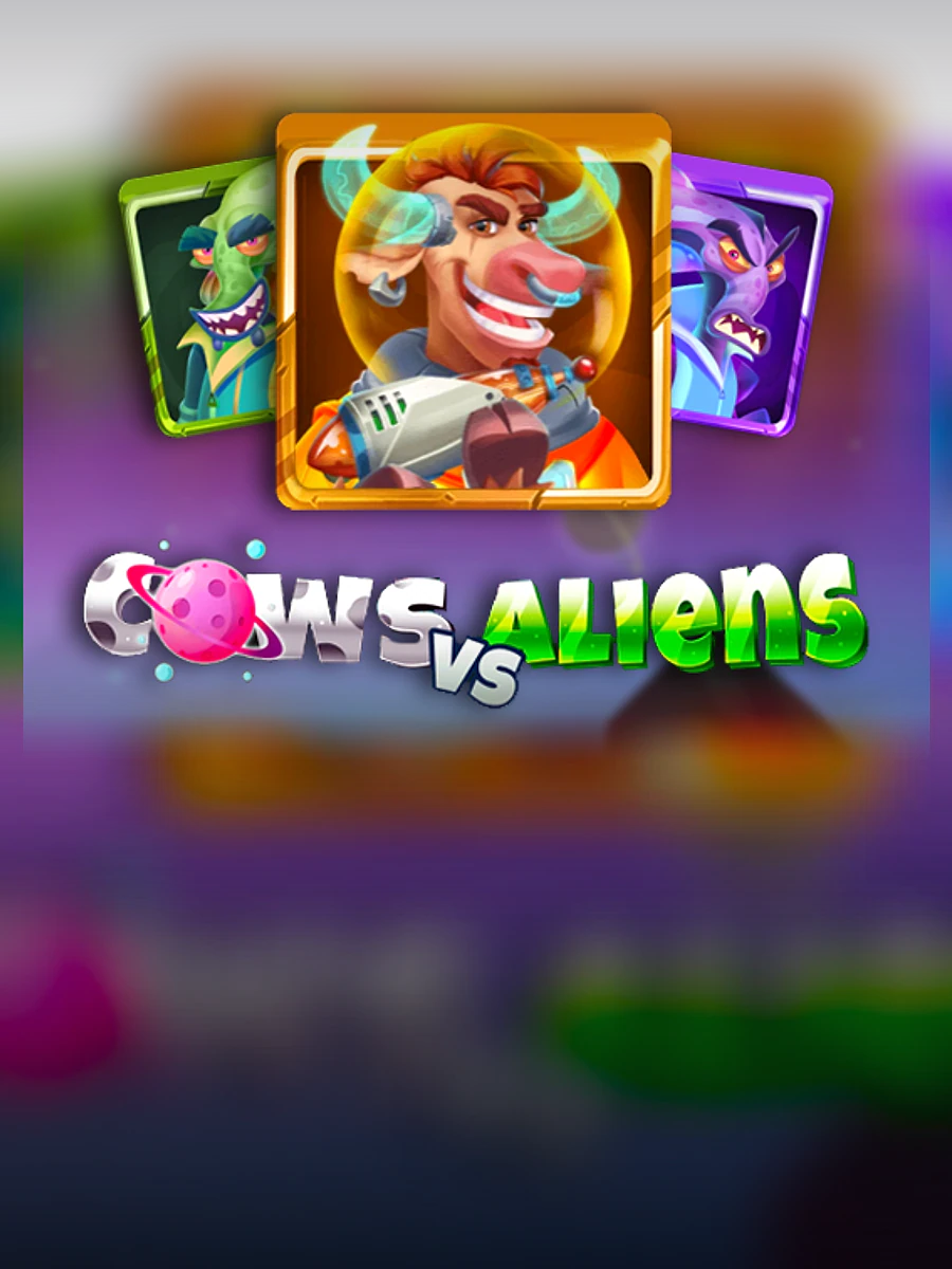 Cows vs Aliens slot artwork
