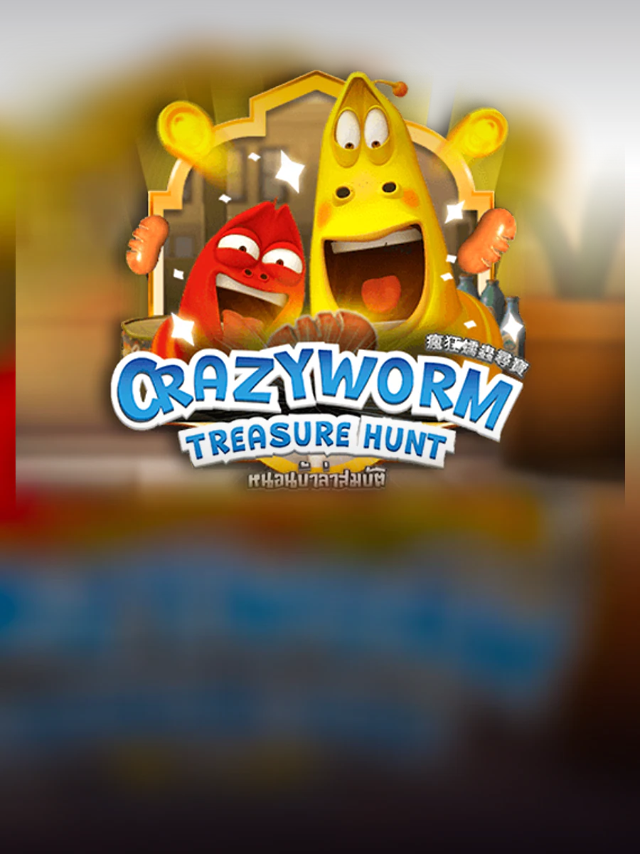 Crazy Worm Treasure Hunt slot artwork
