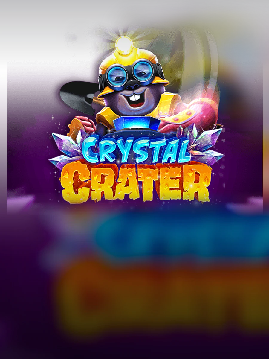 Crystal Crater slot artwork