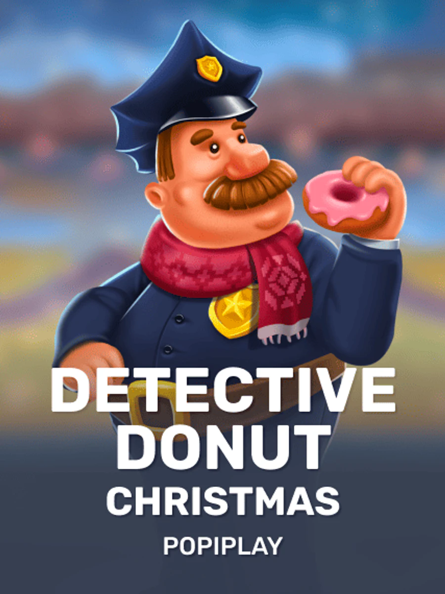 Detective Donut Christmas slot artwork