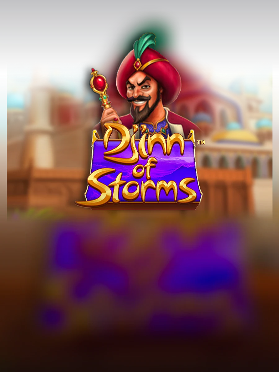 Djinn of Storms slot artwork