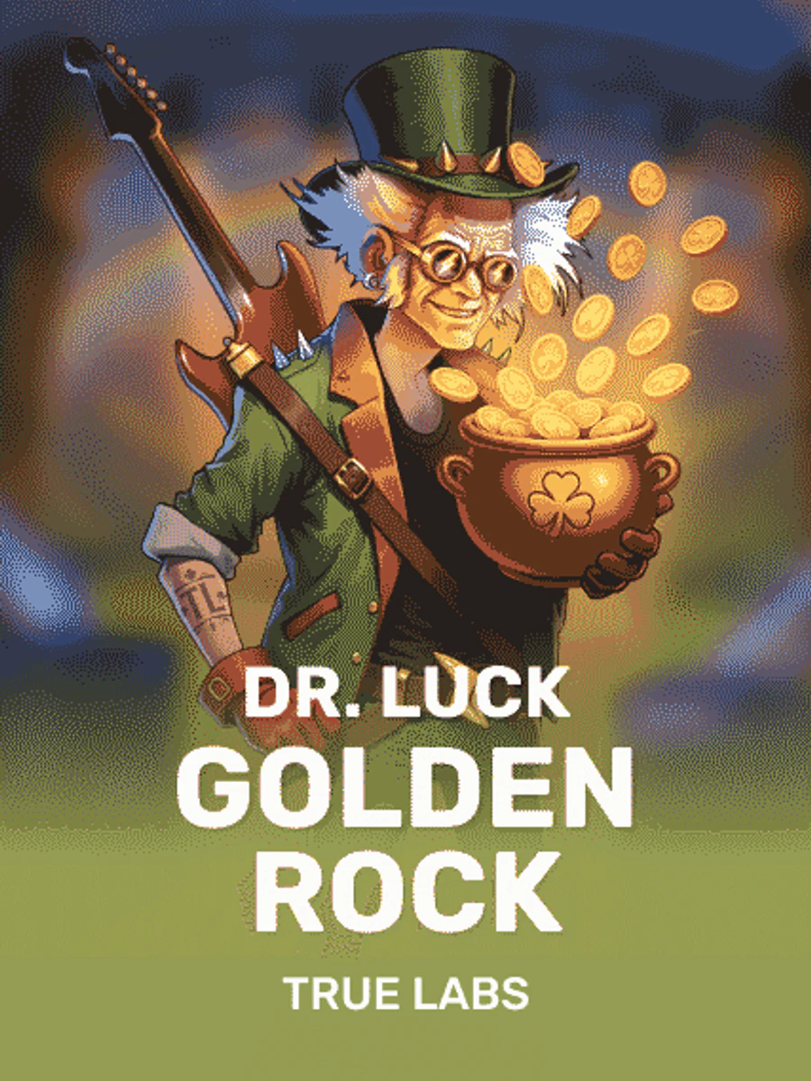 Dr. Luck Golden Rock slot artwork