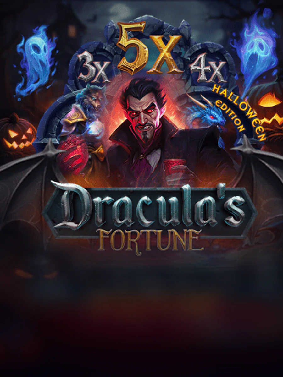 Dracula's Fortune Halloween Edition slot artwork