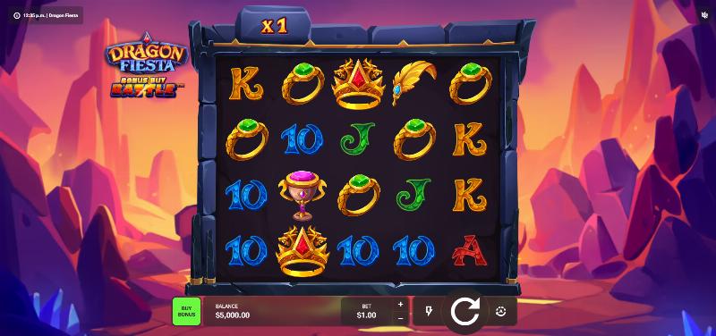 Dragon Fiesta slot artwork