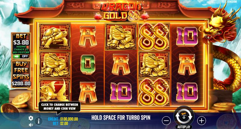 Dragon Gold 88 slot artwork