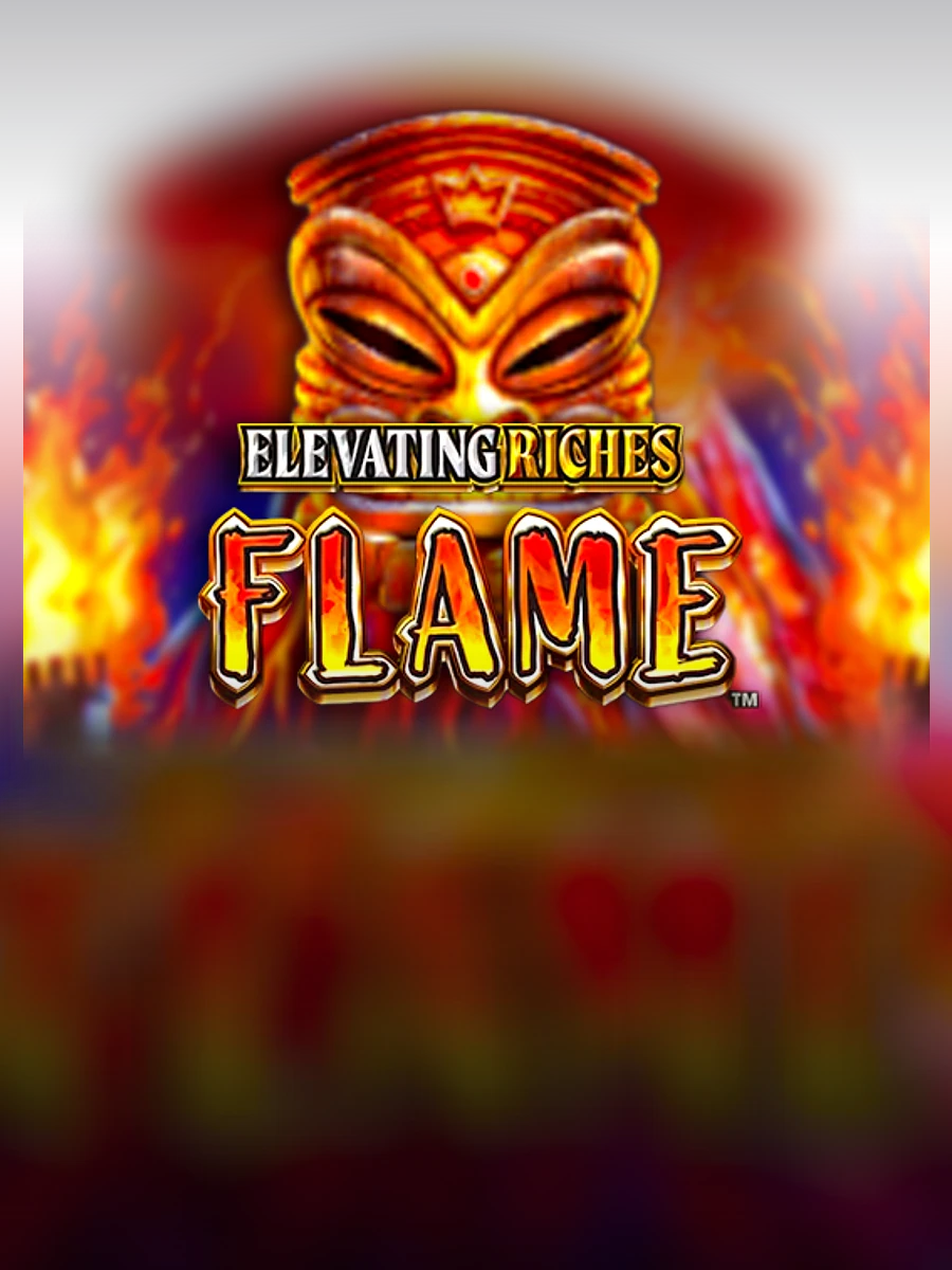 Elevating Riches Flame slot artwork