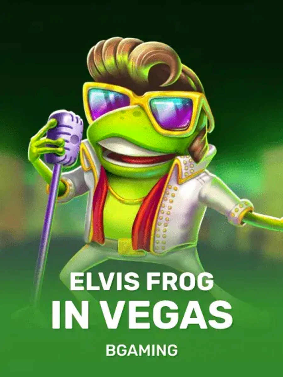 Elvis Frog In Vegas slot artwork
