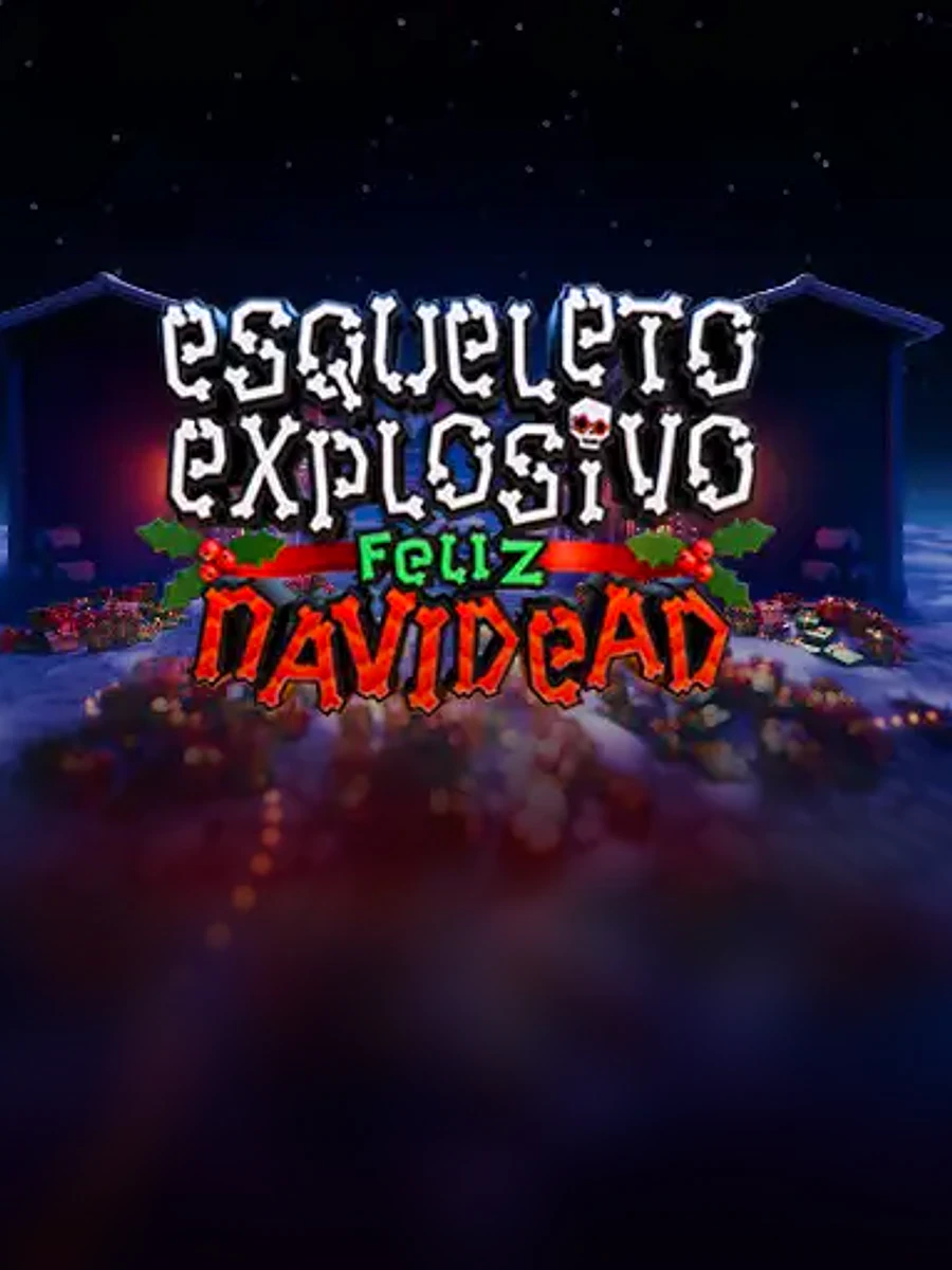 Esqueleto Explosivo Feliz Navidead slot artwork