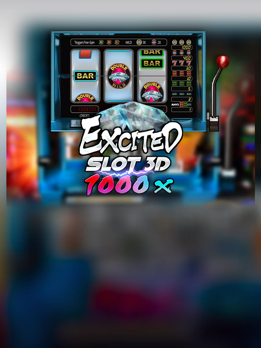 Excited Slot 3D 1000X slot artwork
