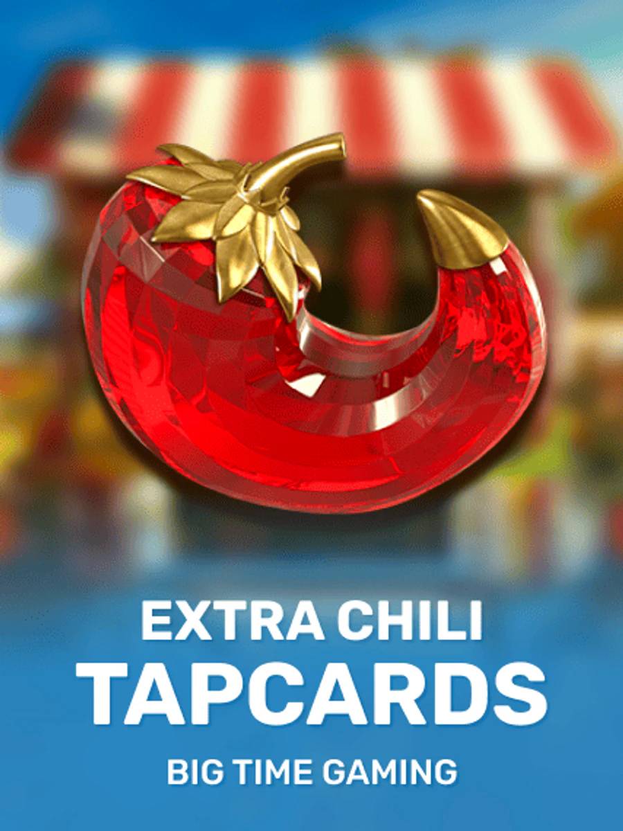 Extra Chilli Tapcards slot artwork