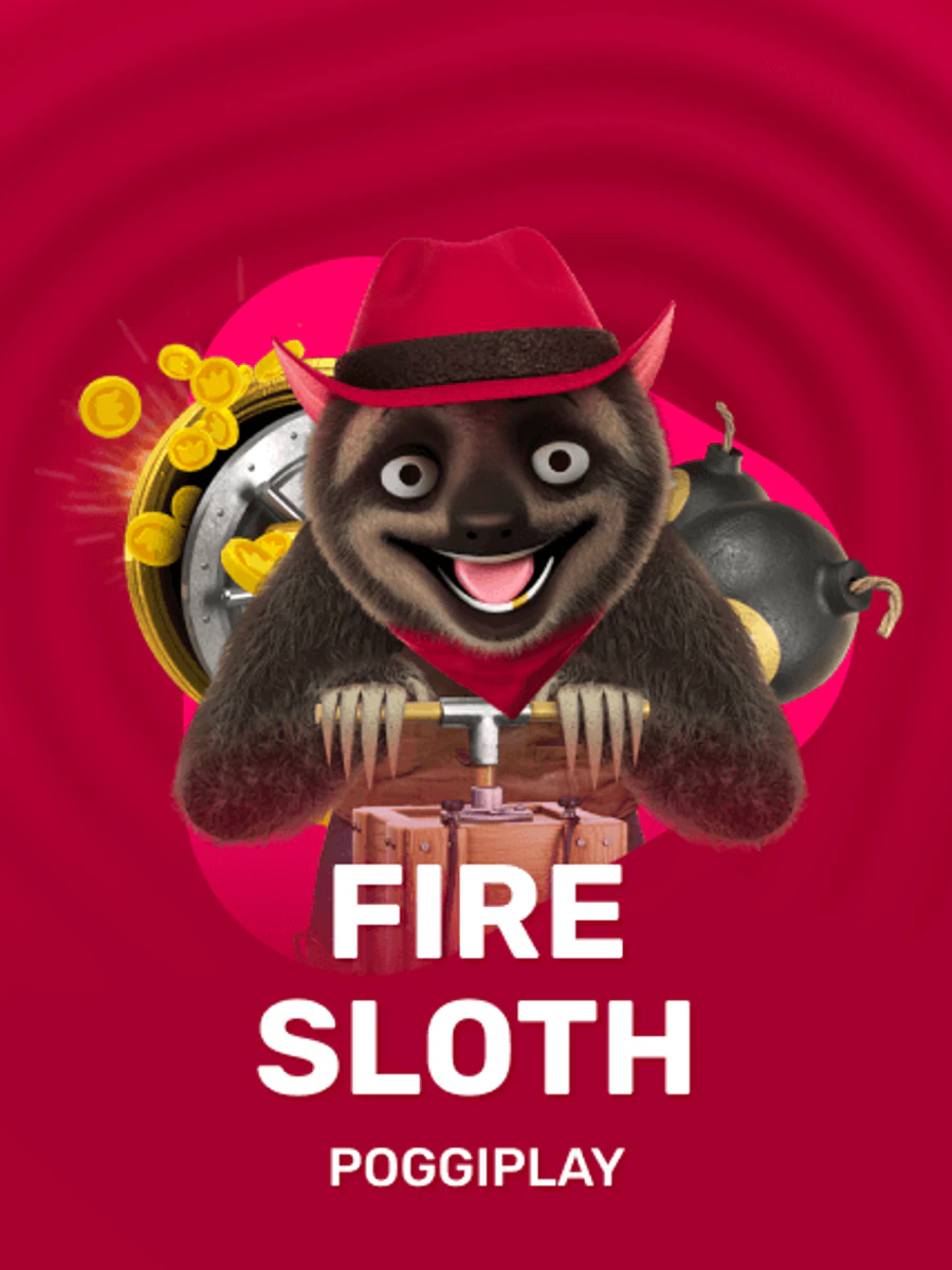 Fire Sloth casino game artwork