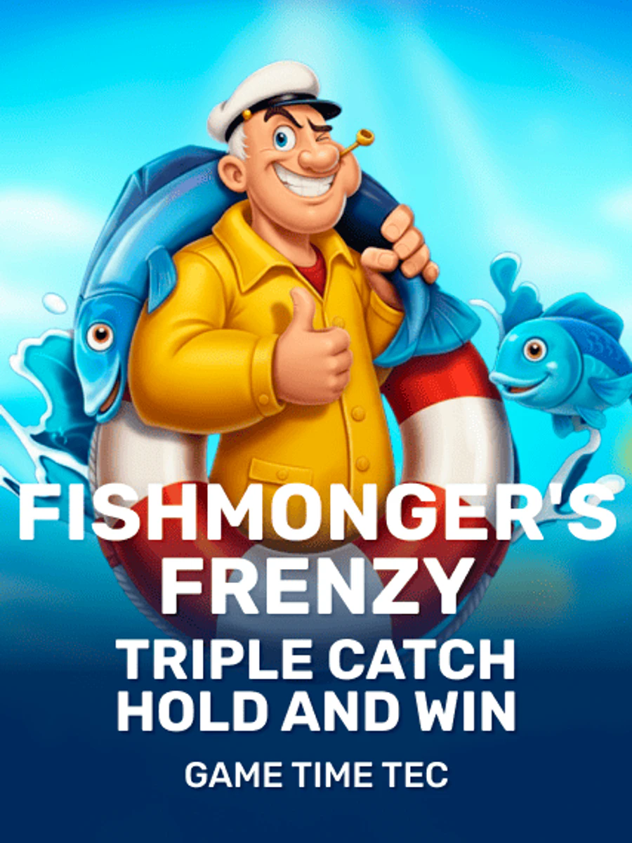 Fishmonger's Frenzy Triple Catch slot artwork