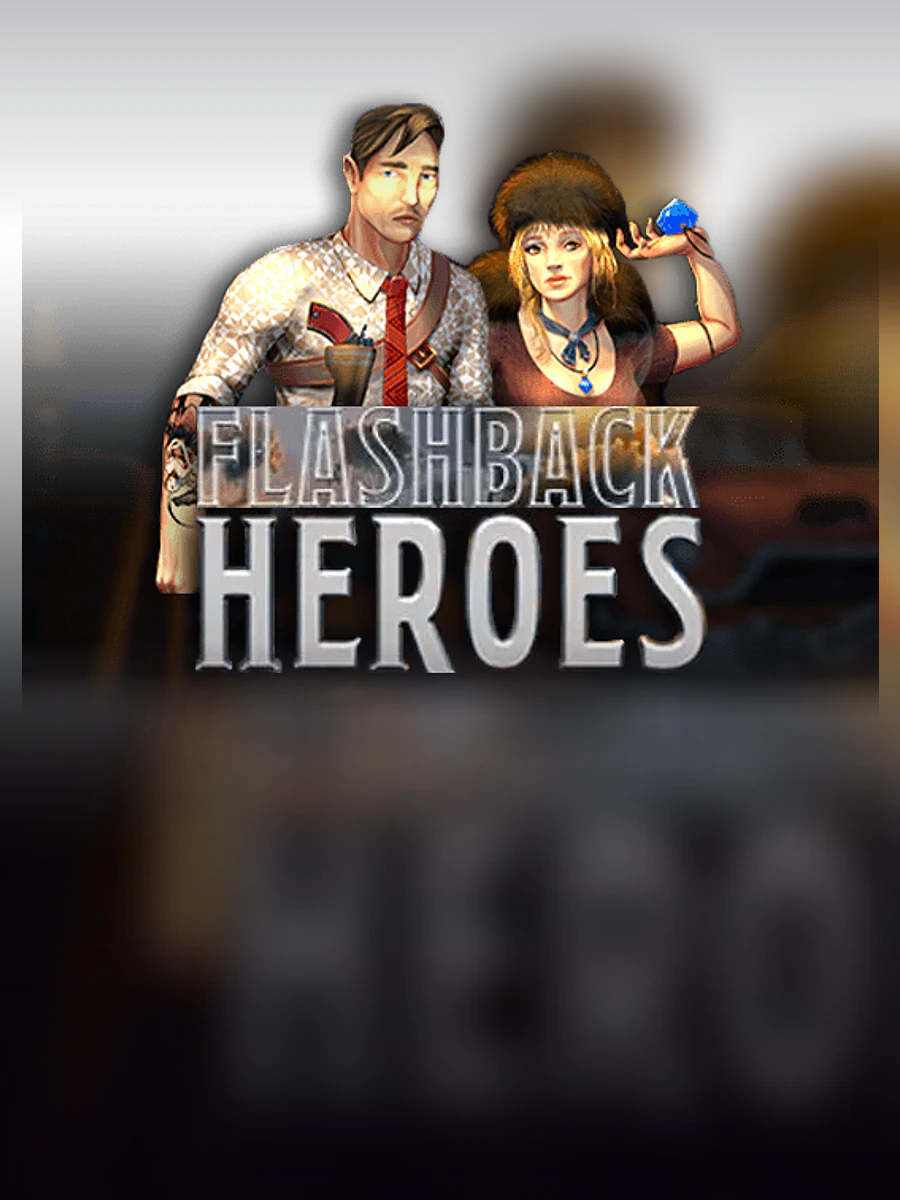Flashback Heroes casino game artwork