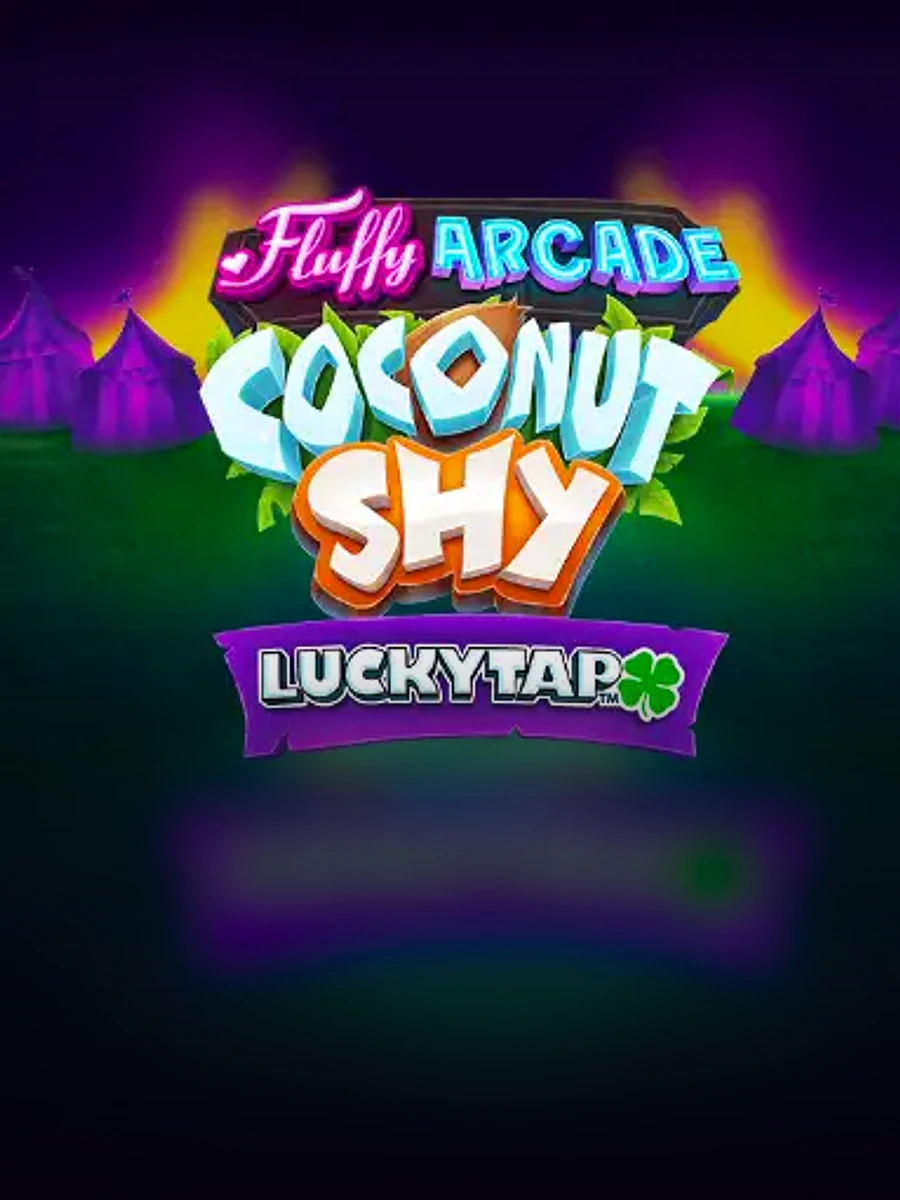 Fluffy Arcade Coconut Shy Luckytap casino game artwork