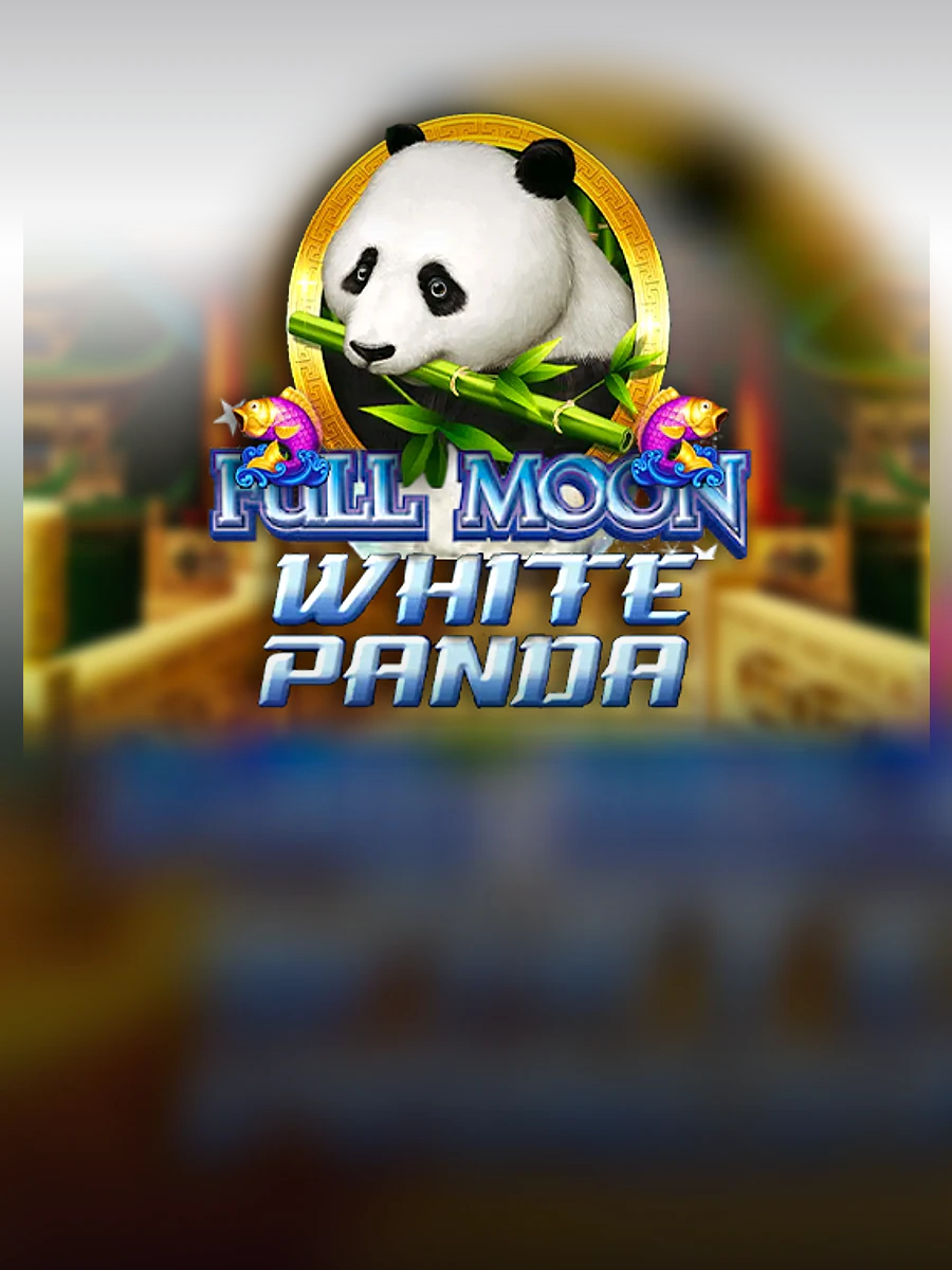 Full Moon: White Panda slot artwork