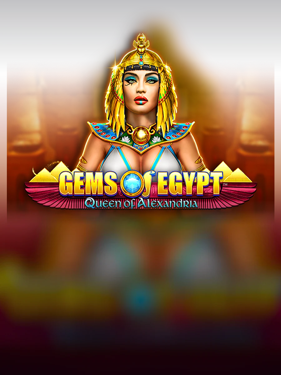 Gems of Egypt Queen of Alexandria slot artwork