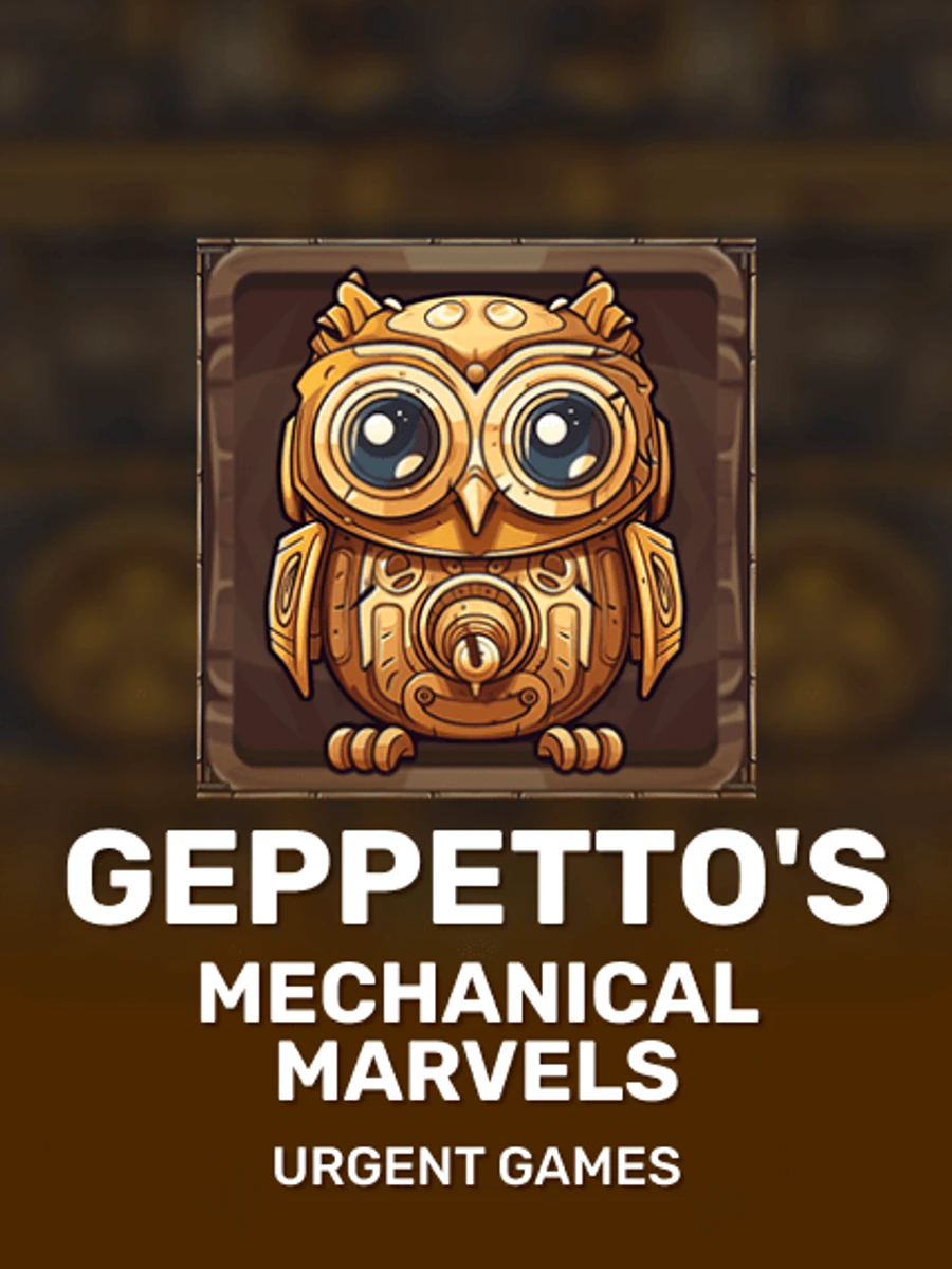Geppetto's Mechanical Marvels slot artwork