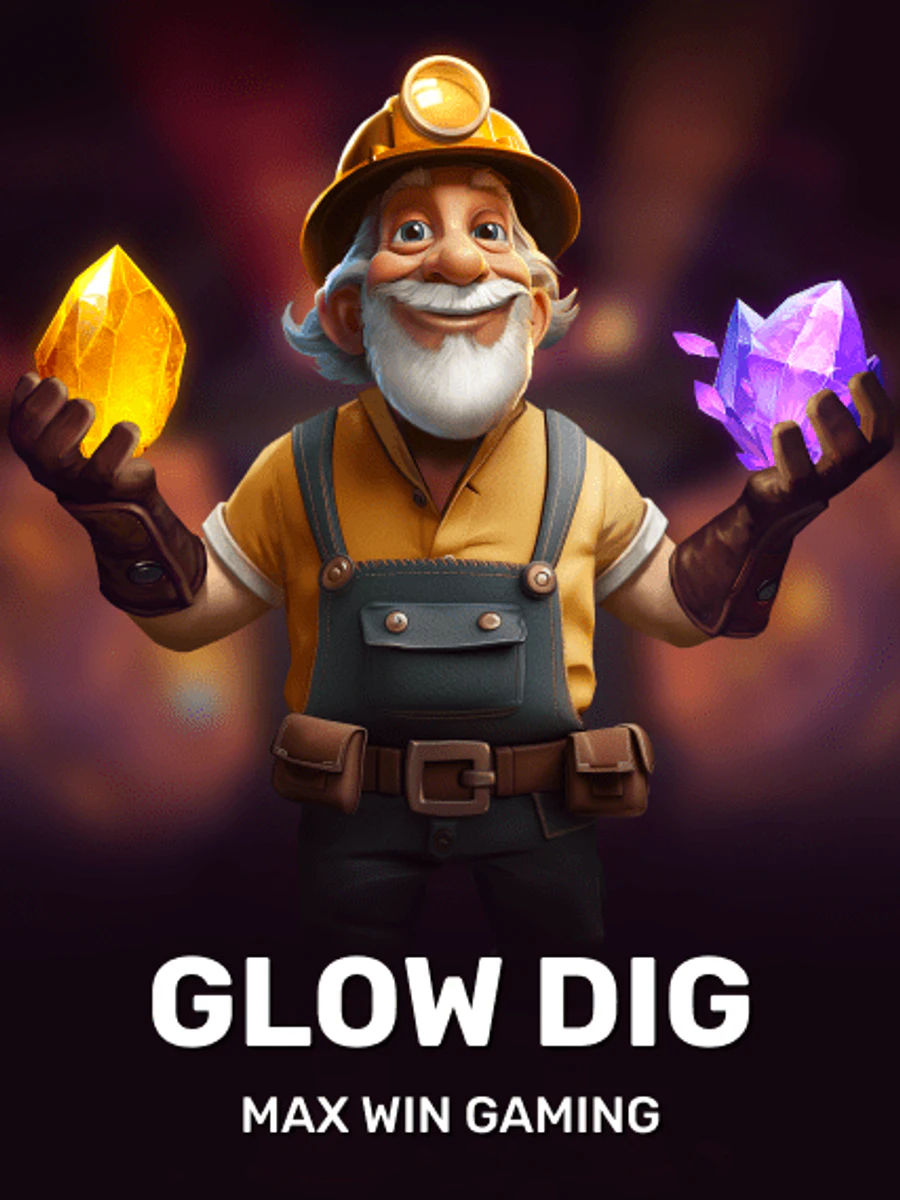 Glow Dig slot artwork