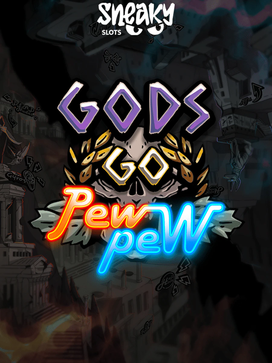 Gods Go Pew Pew casino game artwork