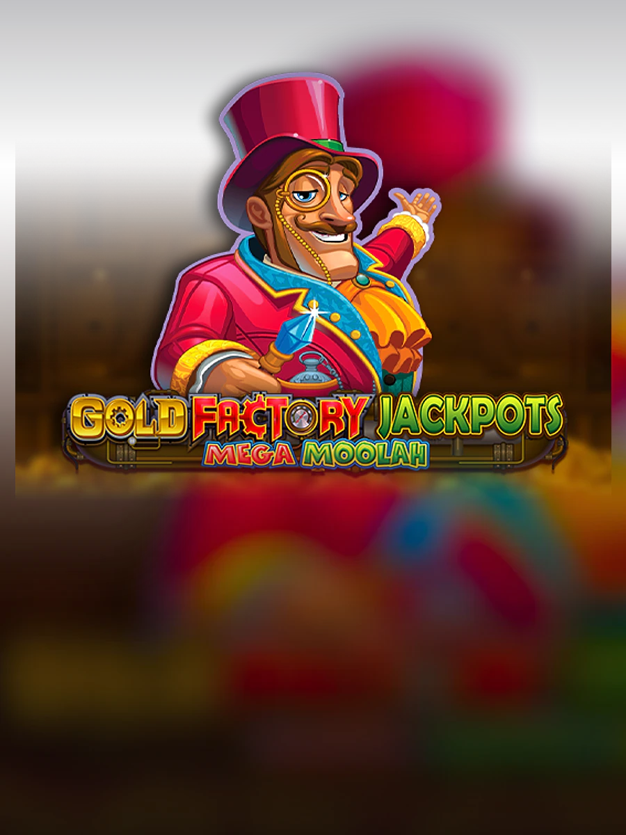 Gold Factory Jackpots Mega Moolah slot artwork