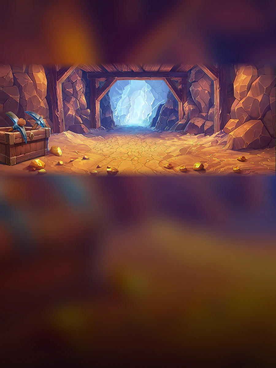 Gold Nugget Rush 2 TM slot artwork