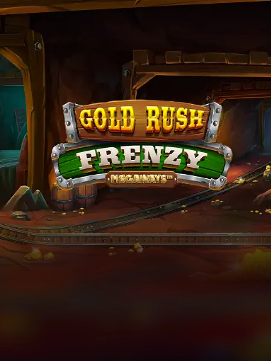 Gold Rush Frenzy Megaways slot artwork